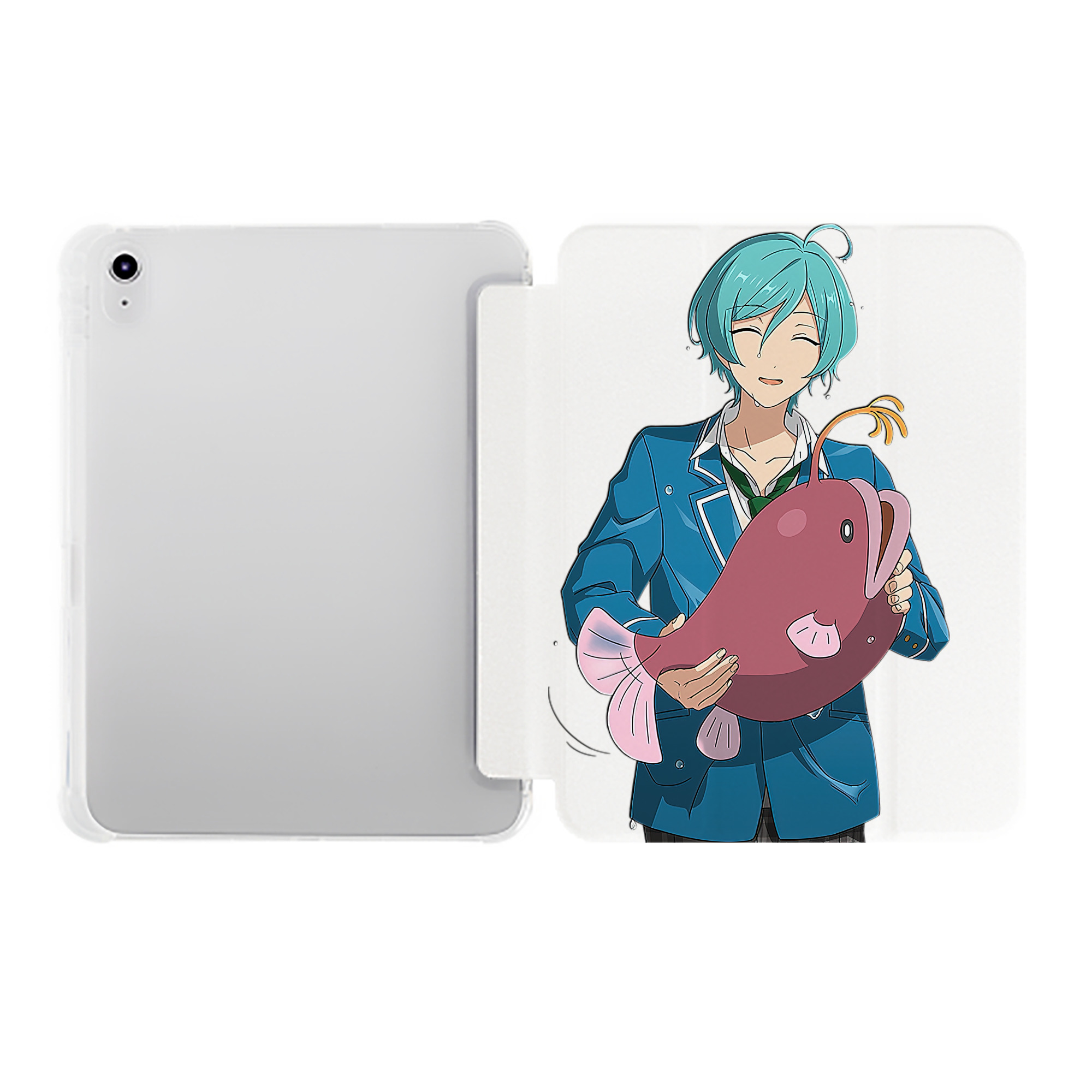 （画像用） あんさんぶるスターズ! Ensemble Stars IPad ケース ペン収納付き 三つ折りスタンド PUレザー×シリコン 対応機種9.5/10.5/10.9インチ